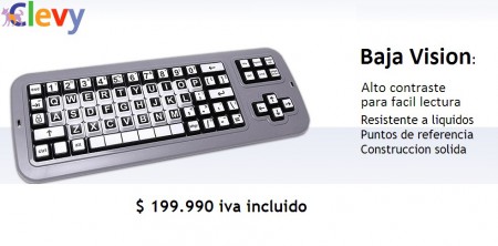 Teclado BigKeys Contraste